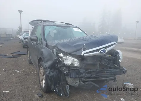 2015 Subaru Forester 2.5I Premium из США, поврежденный, VIN JF2SJAFCXFH590314